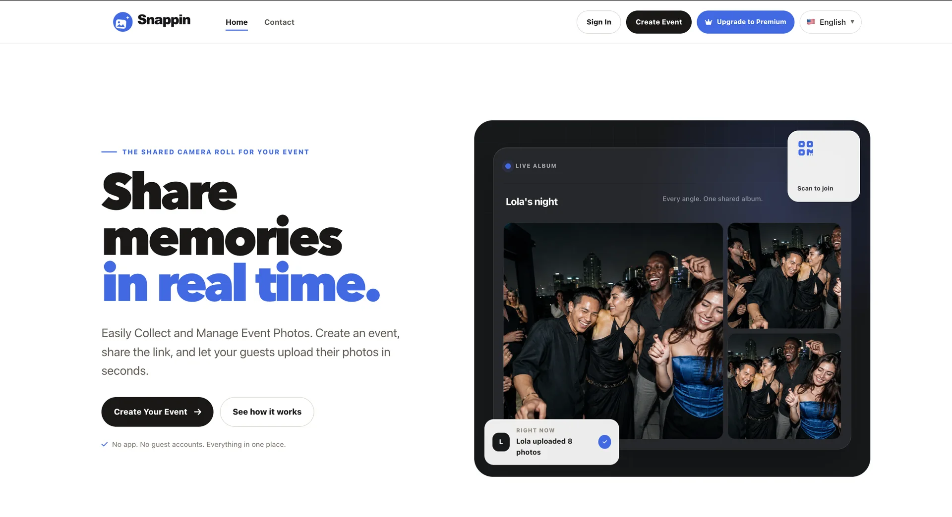 Snappin product screenshot